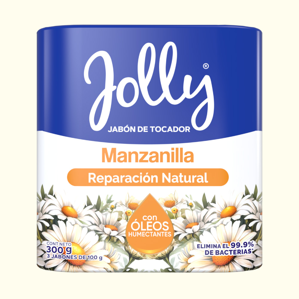Jabón de tocador Jolly Manzanilla - Reparación Natural